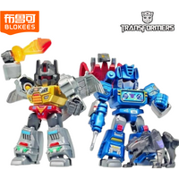 BLOKEES Transformers Building Block Stars 3th Anime Cartoon Decisive Toy Assembly Model Desktop Decoration Children Holiday Gift