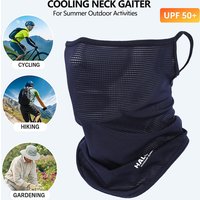Full Face Mask Balaclava Breathable Sun UV Protection Summer Ice Silk Sun Protection Bike Mask Motorcycle Scarf Neck Gaiter