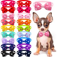 20 stücke Hund Liefert Für Kleine Hund Bowtie Dot Stil Hund Pflege Zubehör Hunde Haustiere Fliege Für Hunde Produkte Hund Artikel