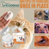 Pet Eye Cleaning Wipes Gentle Tear Stain Remove Soothe Eye Discomfort Deodorizing Daily Grooming Wet Wipes For Dogs Cats 60Pcs
