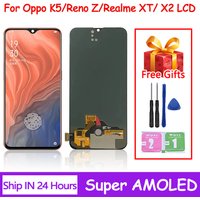 K5 Display Screen For Oppo Reno Z PCDM10 LCD Display Screen Touch Panel Digitizer For Realme X2 XT RMX1992 RMX1921 LCD