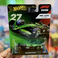 1:64 Hot Wheels Formula 1 Diecast Car HRV11 Red Bull RB21 McLaren Mercedes Sports Car Collection Ornament