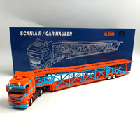 Diecast Flame 1:64 Scale Scania Transporter Trailer Version Alloy Car Model