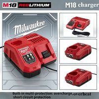 12V 18V M12-18FC Charger For Milwaukee M12 M18 21700 8.0Ah 6.0Ah Li-ion Battery 48-11-1880 48-11-1850 Tools