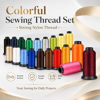 210D/3 High-Strength Nylon Sewing Thread Large Home Spool Leather Thread Strong Nylon Thread for Jeans