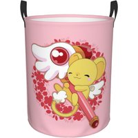 Cute Japane Anime Cardcaptor S-Sakura Cartoon Laundry Hamper Large Storage Basket Girls Boys Toy Organizer
