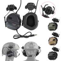 Tactical Helmet Headset Non-picking Noise-Cancelling Headset For Gen5 Helmet Headset Baofeng Radio PTT Adapter Mobile Earphone