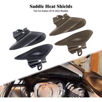 Motorcycle Reflective Saddle Heat Shields Air Deflector Smoke/Grey ABS For Indian Roadmaster Chief Classic Chieftain 2014-2022