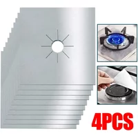 1/4PCS Gas Stove Protectors Cooker Cover Liner Clean Mat Pad Gas Stove Stovetop Protector for Kitchen Cookware Accessories