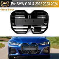 Glänzend schwarzer Frontstoßstangen-Nierengrill für BMW 4er G26 4-Türer i4 Gran Coupe 2022–2024