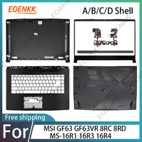For MSI GF63 GF63VR 8RC 8RD MS-16R1 16R3 16R4 Laptop Shell - LCD Top Case, Bezel Cover, Palmrest Case Bottom Base Cover