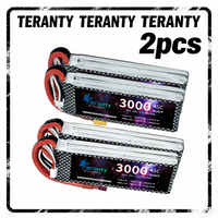 2PCS 2S 3000mAh 45C/60C 7.4V Lipo Battery for RC Car Truck Boat Drone FPV Helicopter Airplane Model Parts T/XT60/XT30/JST