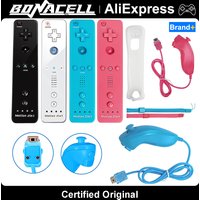 Controller For Switch Wii/Wii U 2in1 Left Right Controllers Wireless Gamepad Optional W/ Motion Plus Set Remote Control Joystick