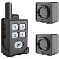 M09K Personal Security Detector-Wireless Motion Sensor& 1/4 Mile Waterproof Portable Outdoor Perimeter Alarm System