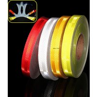 High Visibility Reflective Tape 1inch*33FT White Red Fluorescent Yellow Blue Warning Conspicuity Bicycle Waterproof Car Sticker