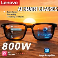 Lenovo AI Smart Glasses 8MP HD Camera 4K Shooting Image Conversation Translation Listening To Music Smart Glasses 2026 New