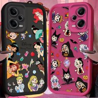 Disney Princess Villains Case for Xiaomi Redmi 15 13 12 15C 14C 14R 13C 12C 10C 4G 5G A5 A4 A3 Turbo 4 Pro K30 K40 K60 Pro K70E