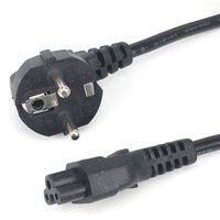 EU European AC Power Cord Euro IEC C5 Power Extension Cable 1.2m 1.5m Power Cable For Notebook Laptop PC Computer Monitor