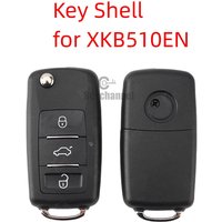 keychannel 1PCS 3 Button Car Key Shell Xhorse Flip Remote Case B5 Type Remote Shell for VVDI XKB510EN Remote Case No Key Blade