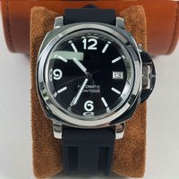 40MM Men's China NH35 Movement Automatic Mechanical Silver Watch 316L1 Stainless Steel Sapphire Glass Waterproof Case