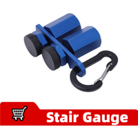 Aluminium Alloy Stair Gauge Stair Gauge Aluminum Alloy Hex Flat Gauge with Thumb Screw for Framing and Rafter Framing Jig