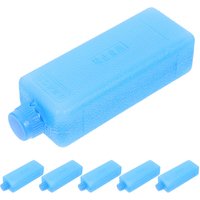 6Pcs Cooling Blocks Ice Crystal Reusable Ice Packs for Air Conditioners Portable Coolers Lunch Boxes Freezer Bags Camping