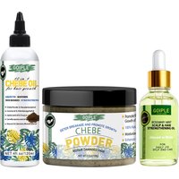 GOIPLE Hair Growth Product African Chebe Powder and Hair Growth Oil Hair-loss Treatment Rosemary Extract Oil Anti Hair-break Set