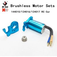 Original WLtoys 124017 124016 144010 144010-2006 RC Car Spare Parts Brushless motor 144010-2004 Gear Motor Base 144010-2006