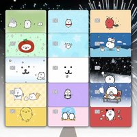Kawaii JokeBear Series Credit Card Skin Sticker Cartoon Matte Stickers for VISA JCB and Mastercard Decorate