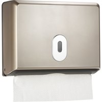 ABS Material Rectangular Wall-mounted Bathroom Tissue Dispenser Tissue Box Holder Home Car Organizer for Multifold Paper Towels