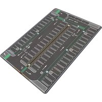 1/64 Parking Pad Parking Lot Diorama Model Car Mat Vehicle Car Garage Scene Display Non Slip Mouse Pad Mat