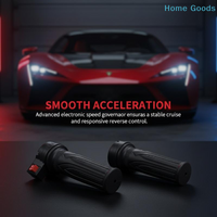 preferred135mm Electric Throttle Handle for 48V Ebike and Scooter Cruise Control Reverse Three Speed Compatible For Adult Bikes