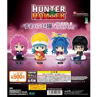 Original capsule toys cute kawaii HUNTER×HUNTER Suwarasetai Girl Machi Ponzu Neon Shizuku sitting anime collection gifts figures