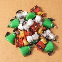 10pcs New Enamel Watering Can Charms Pendant for Jewelry Making Necklace Earrings Bracelet DIY Handmade Accessories Supplies