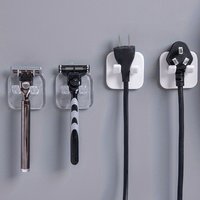 Hook storage rack, no rinse hook plug socket storage rack, shaver hook multifunctional storage rack