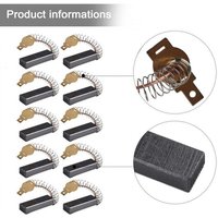 2/10pcs Vacuum Motor Carbon Brush Power Tool Grinding Accessories Repair Spare Motor Carbon Brush 32*11*6mm For Various Vacuum