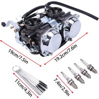 Vergaser aus Aluminiumlegierung, kompatibel mit XV400 V400 XV535 V535 V600 V650, ersetzt M576-A114-TI