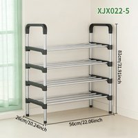 Multi-Layer Space-Saving Shoe Rack, Easy-To-Assemble Shoe Storage Rack for Home Use, Suitable for Hallway, Bedroom, Entryway, and Living Room, Home Storage and Organization Supplies, Shoe Storage Rack