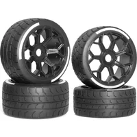 4pcs 53/107 42/100 Tire Tyre 17mm Wheel Hex for Arrma 1/7 Felony FSR Model GT FS RC Car Upgrade Parts Accessories