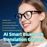 GT-52 Smart Camera Glasses AI 100+Translation Multifunctional Touch Sport Sunglasses Bluetooth Calling Music Player Photochromic