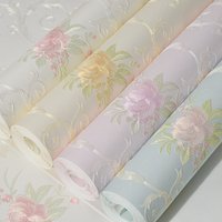 Pastoral 3D Stereo Self-adhesive Wallpaper Bedroom Decoration Warm Room Layout Stickers Living Room TV Background Wall Paper 10M