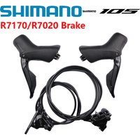 Shimano 105 ST-R7020 R7025 + BR-R7070 2x11s ST-R7170 + BR-R7170 Di2 2x12s Hydrauliczny hamulec tarczowy z podwójną dźwignią sterującą do rowerów szosowych