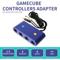 BlueRetro Controller Converter For NGC Gamecube Controllers Adapter for Nintend Switch /Wii U/PC 4 Ports With Turbo And Home Key