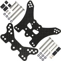 Carbon Adjustable Shock Absorber Front/Rear Shock Damper Stay for Tamiya RC TT-02B Off-Road Car Chassis Upgrades Replace Parts