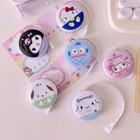 Hello Kitty My Melody Kuromi Mini Tape Measure Cute Home Dormitory Portable Measurement Measurement Waist Soft Measurement Gift