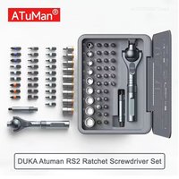 DUKA /AtuMan New RS2 Ratchet Screwdriver Set 40 in 1 Magnetic Wrench Semi-automatic Multi-purpose Sleeve Toolbox for Smart Home