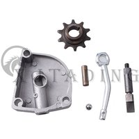 Moped 10 Tooth Drive Sprocket 3 Holes Clutch Cover Clutch Arm Camshaft Nut Kit For 49cc 60cc 66cc 80cc Motorized Bicycle Parts