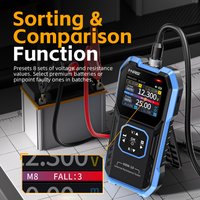 HRM-10 Battery Voltage Internal Resistance Tester High-precision 18650 Trithium Lithium lron Phosphate Battery Tester
