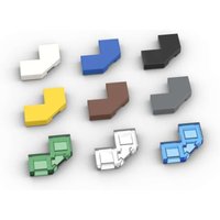 10 PCS 27263 Parts Modifed Facet 2x2 Building Blocks 100% Compatible High-Tech Board House DIY Bricks Toys