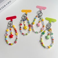 Ins Korean Spring Fresh Butterfly Love Beaded Mobile Phone Chain Ccd Camera Bag Bag Hanging Chain Personality Creative Women